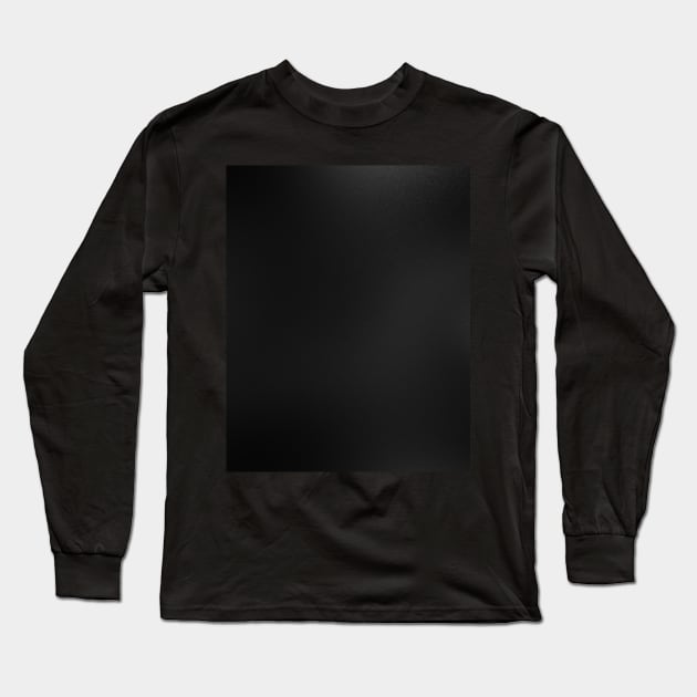 black textured background Long Sleeve T-Shirt by Spinkly